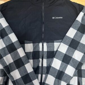 Columbia Plaid Midlayer Interchange Jacket